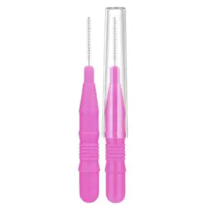 Nano szczoteczki do brwi i rzęs Jasnoróżowe Light Pink 2 szt
