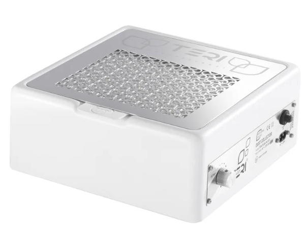 TERI Pochłaniacz Pyłu Nablatowy Turbo M White Silver Mesh Biały Srebrna Kratka