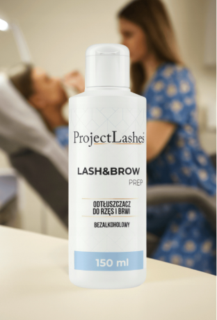ProjectLashes Odtłuszczacz Cleaner Bezalkoholowy do brwi i rzęs 150 ml