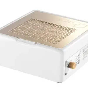 TERI Pochłaniacz Pyłu Nablatowy Turbo M White Golden Mesh Biały Złota Kratka