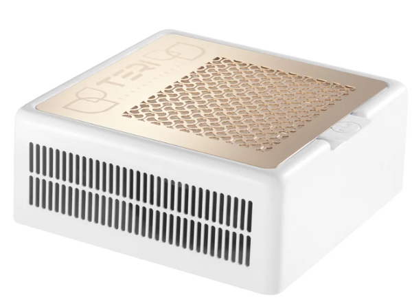 TERI Pochłaniacz Pyłu Nablatowy Turbo M White Golden Mesh Biały Złota Kratka