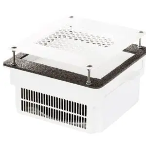 TERI Pochłaniacz Pyłu Do Zabudowy Turbo White White Mesh Biały Biała Kratka