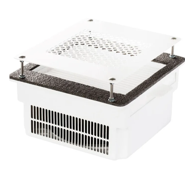 TERI Pochłaniacz Pyłu Do Zabudowy Turbo White White Mesh Biały Biała Kratka