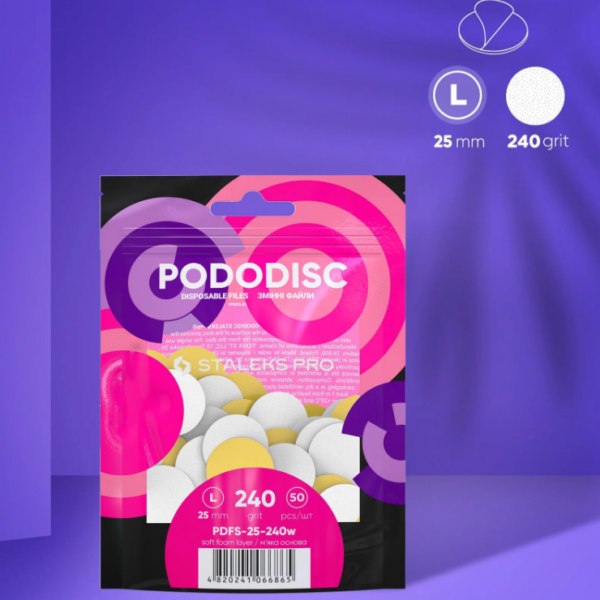 STALEKS Pilniki Samoprzylepne Do Pododisc L 240 grit 50 szt