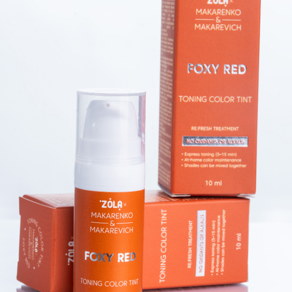 ZOLA Farba Tonująca Toning Color Tint Foxy Red 10 ml