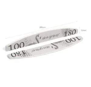 ABA GROUP Pilnik Do Paznokci Bezpieczny Pakiet Półksiężyc 100/180 Standard 25 szt