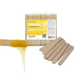 STALEKS Drewniane Szpatułki do Depilacji EXPERT 150 mm x 17 mm 5 szt