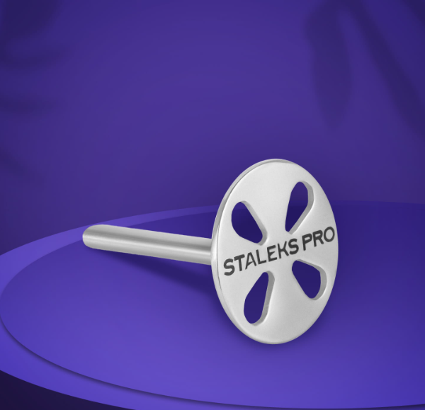 STALEKS Pododisc do Pedicure M 20 mm + Zestaw Pilników 180 grit 5 szt