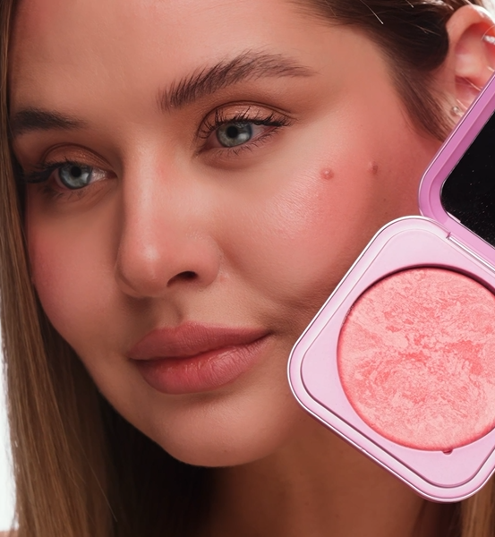 ZOLA Róż do Policzków Velvet Blush Glow 01 Dream Coral