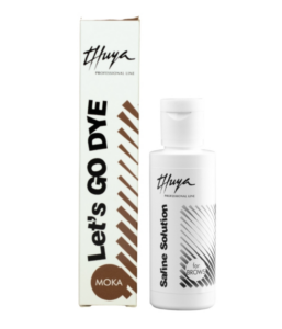 THUYA Zestaw do Koloryzacji Brwi Lets Go Color Kit Moka Bez Oksydantu z Sola Fizjologiczna 50 ml