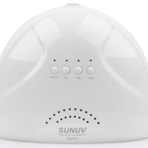 SUNUV Lampa UV/LED do Manicure SUN1 Biała 48W z Lustrzanym Dnem