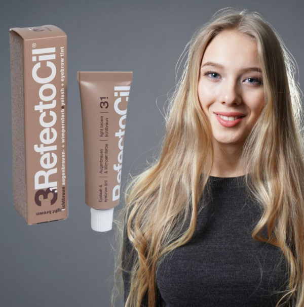 RefectoCil Farbka do brwi i rzęs 3.1 Jasny brąz Light Brown 15 ml