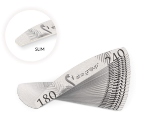 ABA GROUP Pilnik Do Paznokci Półksiężyc 180/240 Slim 25 szt