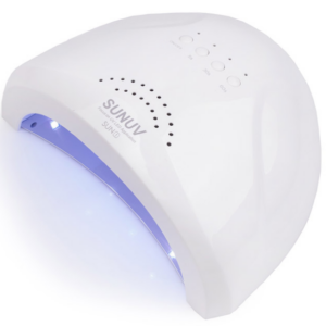 SUNUV Lampa UV/LED do Manicure SUN1 Biała 48W z Lustrzanym Dnem