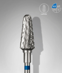 STALEKS Frez Z Węglika Spiekanego Stożek Ścięty Niebieski EXPERT 6 mm / 14 mm 1 szt