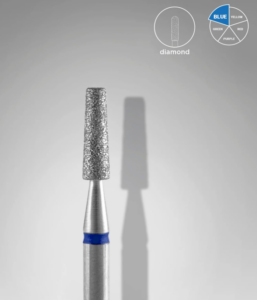 STALEKS Frez Diamentowy Stożek Ścięty Niebieski EXPERT 2,5 mm / 8 mm 1 szt