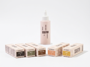 Sculptor Zestaw Farb PURE TINT 5 Kolorów (1, 3, 5, 5.74, 8) + Oksydant Oxidant PURE TINT Developer 10V (3%) 100 ml