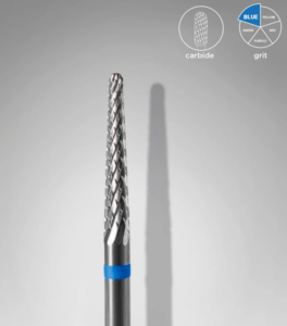 STALEKS Frez Z Węglika Spiekanego Stożek Niebieski EXPERT 2,3 mm / 14 mm 1 szt