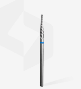STALEKS Frez Z Węglika Spiekanego Stożek Niebieski EXPERT 2,3 mm / 14 mm 1 szt