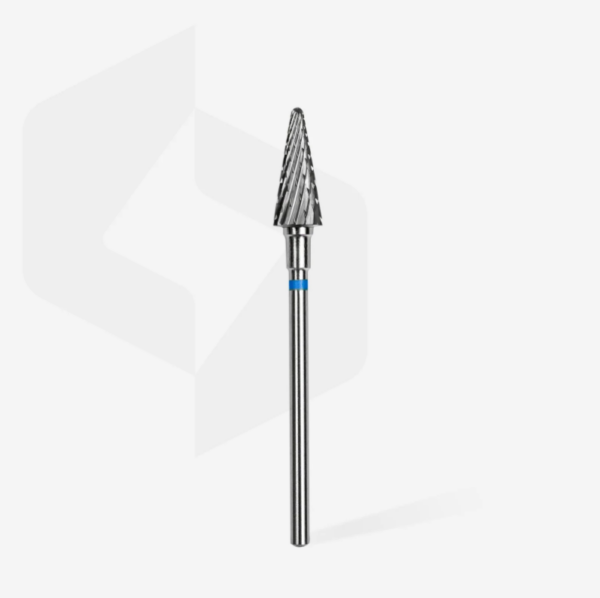 STALEKS Frez Z Węglika Spiekanego Stożek Niebieski EXPERT 6 mm / 14 mm 1 szt - obrazek 3