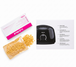 Zestaw Do Depilacji Podgrzewacz iWax + Wosk Full Body 100 g + Szpatułki Do Depilacji 100 szt