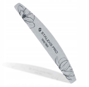 STALEKS Pilnik Mineralny do Paznokci Półksiężyc Łódka EXPERT 40 100 / 180 grit 100 szt