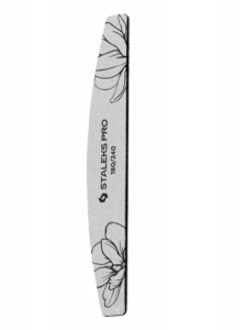 STALEKS Pilnik Mineralny do Paznokci Półksiężyc Łódka EXPERT 40 180 / 240 grit 100 szt