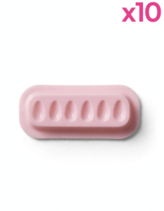 Paletka Podstawka Samoprzylepna Na Klej Prostokątna Pink Różowy Zestaw 10 szt