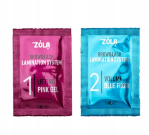 ZOLA Color Lab Zestaw do laminacji brwi i rzęs saszetki 2x1ml