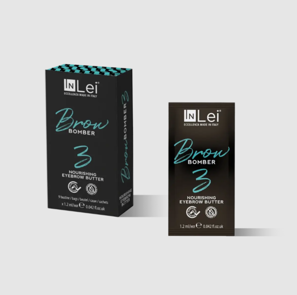 InLei® ”BROW BOMBER 3” zestaw saszetek 9 x 1,2 ml