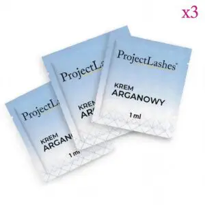 ProjectLashes Krem Arganowy Zestaw Saszetek 3 x 1 ml
