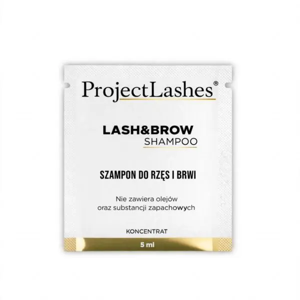 ProjectLashes Szampon do rzęs Łagodny pH 7,2 KONCENTRAT Zestaw Saszetek 3 x 5 ml
