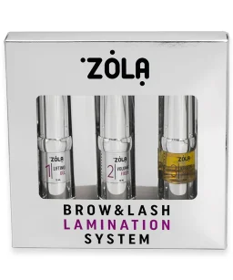 ZOLA Zestaw do laminacji – Srebrny | Profilowane Brwi i Rzęsy