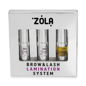 ZOLA Zestaw do laminacji – Srebrny | Profilowane Brwi i Rzęsy