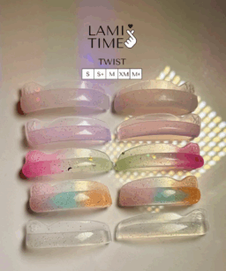 Lami Time Twist silikonowe formy do laminacji (zestaw) 5 rozmiarów