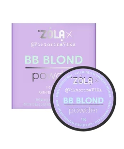 ZOLA Fioletowy Puder do Brwi - BB Powder