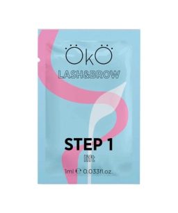 Saszetki do laminacji rzęs i brwi OkO, 1 step 1 box (5 saszetek) – Główne cechy i zalety