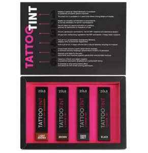 ZOLA Zestaw farb TATTOO TINT 4x15ml - Intensywne Barwy