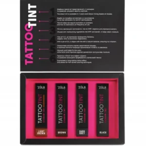 ZOLA Zestaw farb TATTOO TINT 4x15ml - Intensywne Barwy