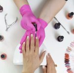 Rękawice Nitrylowe Bezpudowe różowe 100szt - obrazek 4