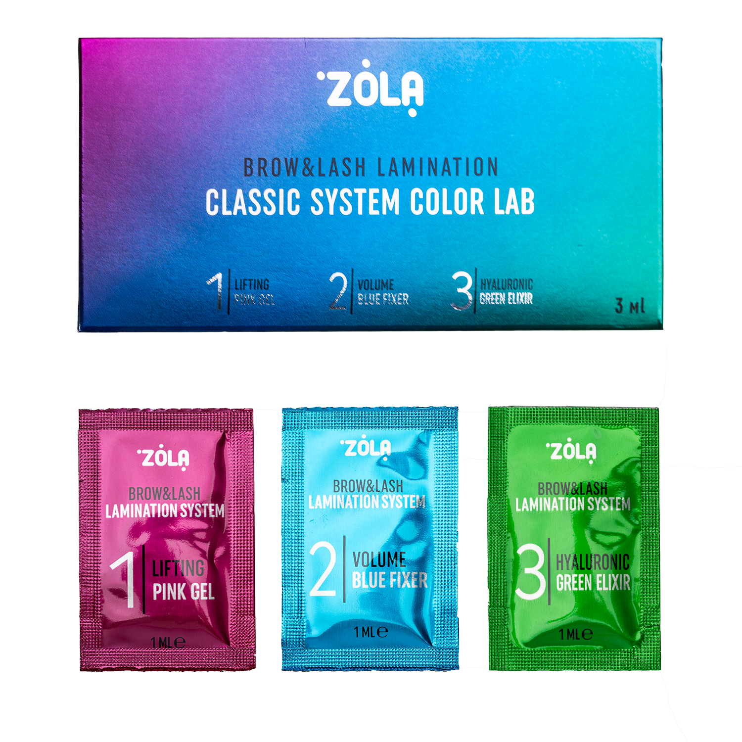 ZOLA Color Lab zestaw saszetek 3 x 1ml – Główne cechy i zalety ZOLA Color Lab zestaw saszetek 3 x 1ml – Główne cechy i zalety