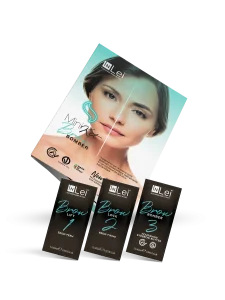 Inlei® „MINI KIT” BROW BOMBER mini zestaw saszetek do brwi 3 x 1,2 ml