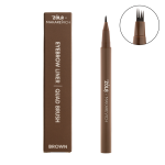 ZOLA x Makarevich Eyebrow Liner do brwi Brąz Quad brush