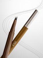 ZOLA x Makarevich Eyebrow Liner do brwi Brąz Quad brush - obrazek 4