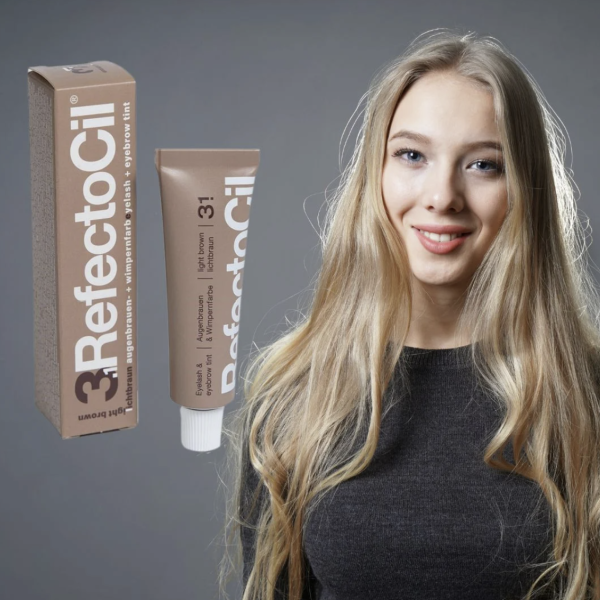 RefectoCil 3.1 Farbka do brwi i rzęs Jasny brąz Light Brown 15 ml