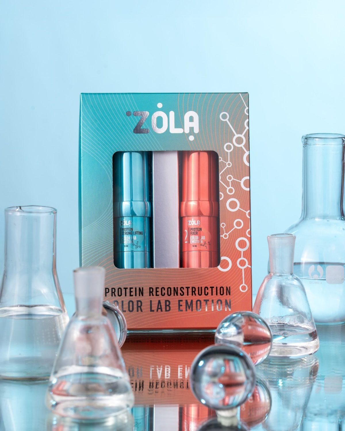 ZOLA Color Lab EMOTION Zestaw do laminacji brwi i rzęs 10 ml + 10 ml - obrazek 6