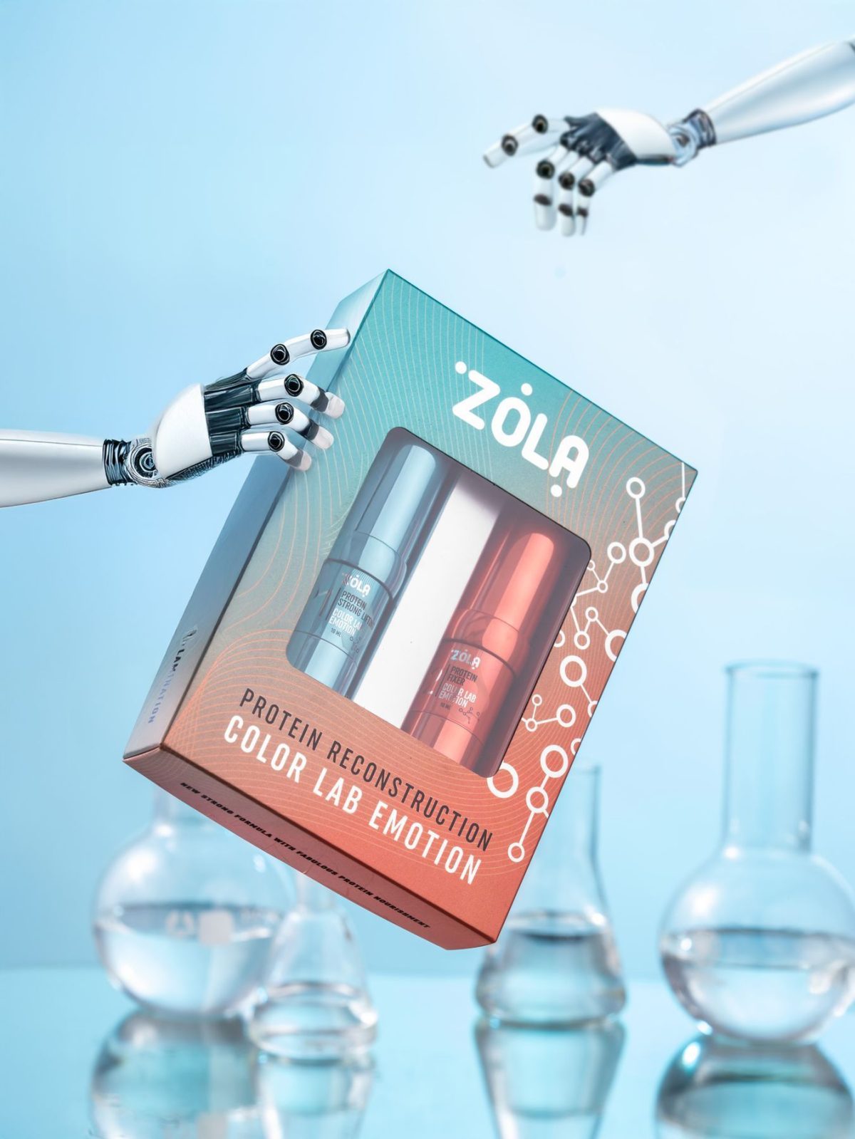 ZOLA Color Lab EMOTION Zestaw do laminacji brwi i rzęs 10 ml + 10 ml - obrazek 2