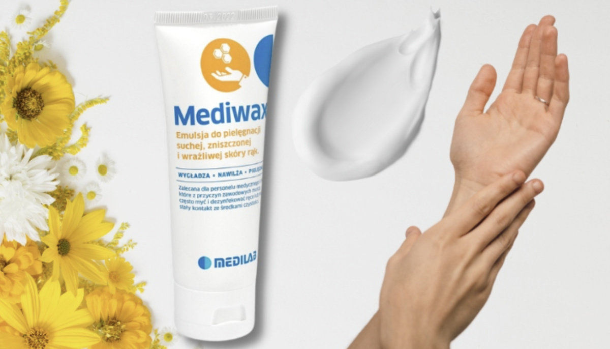 Medilab Mediwax Pielędnacyjny Krem ochronny do rąk 75 ml - obrazek 2