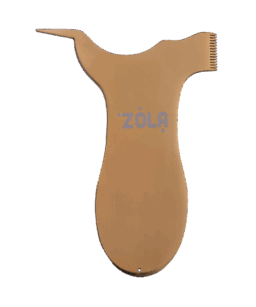 ZOLA grzebyk do laminacji metalowy MULTI Gold