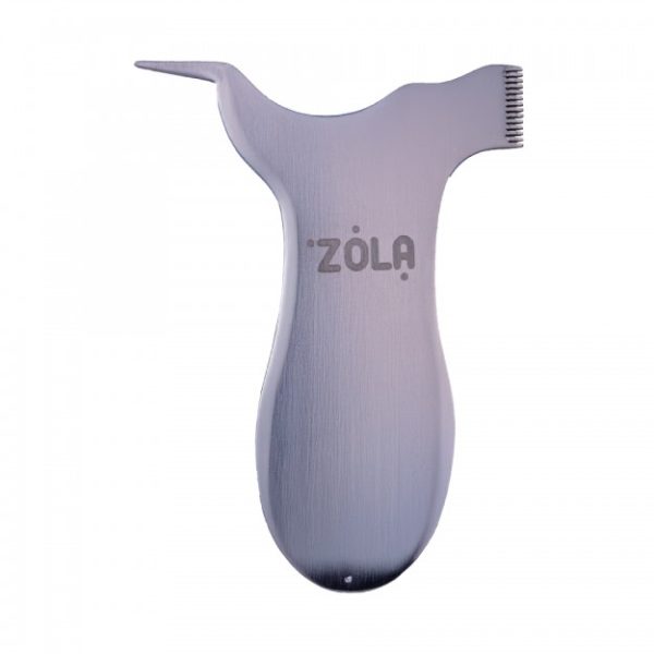 ZOLA grzebyk do laminacji metalowy MULTI Silver